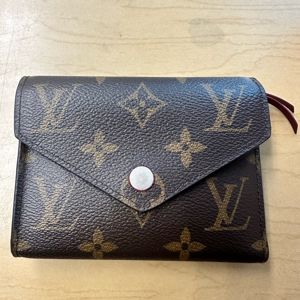 Authentic Louis Vuitton Monogram Victorine Wallet- Fuchsia
